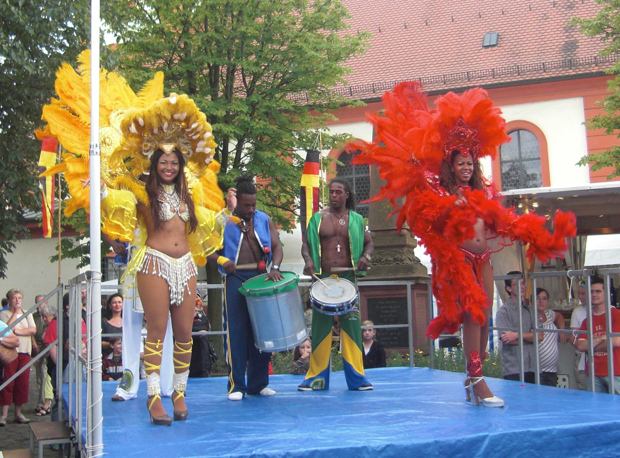 Samba bei der mobilen Zuckerhutbar